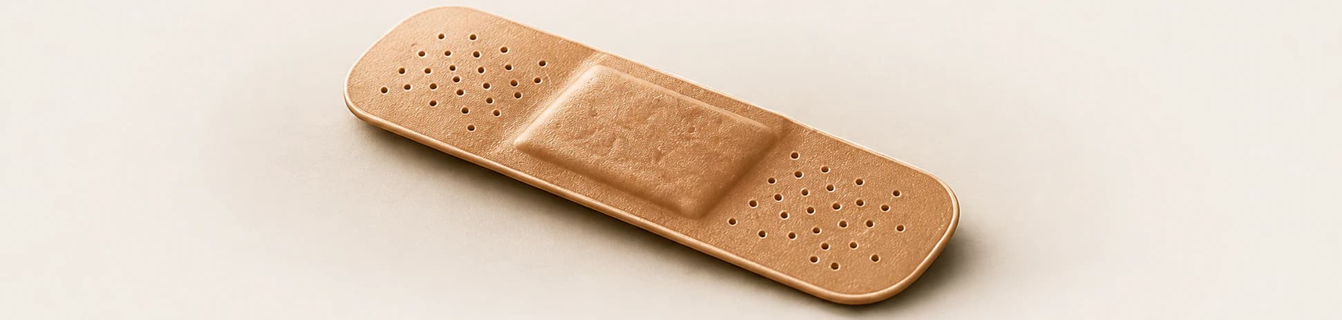 A bandage representing protection from pain.